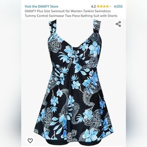 NWOT 2 Piece Plus Size Swimsuit